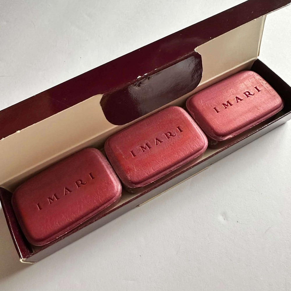 Vintage 1991‎ Avon Imari Luxury Soaps Set 3 Bars 1oz Each New In Box